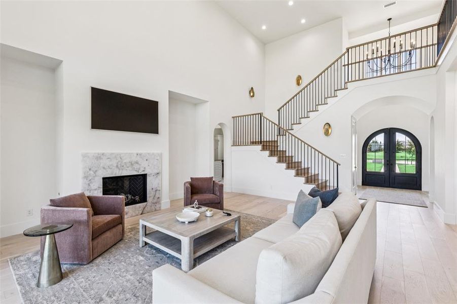 Furnished interior view inside a new home in , Midlothian (Image 17).