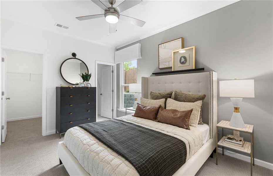 Furnished interior view inside a new home in Sierra Creek, Hoschton (Image 34).