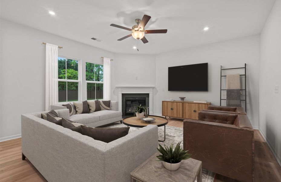 Furnished interior view inside a new home in Briarwood Reserve, Spartanburg (Image 10).