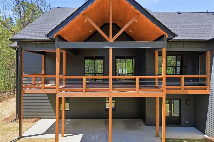 Exterior details and patio area of a home in , Talking Rock (Image 17). Exterior details and patio area of a home in , Talking Rock (Image 17).