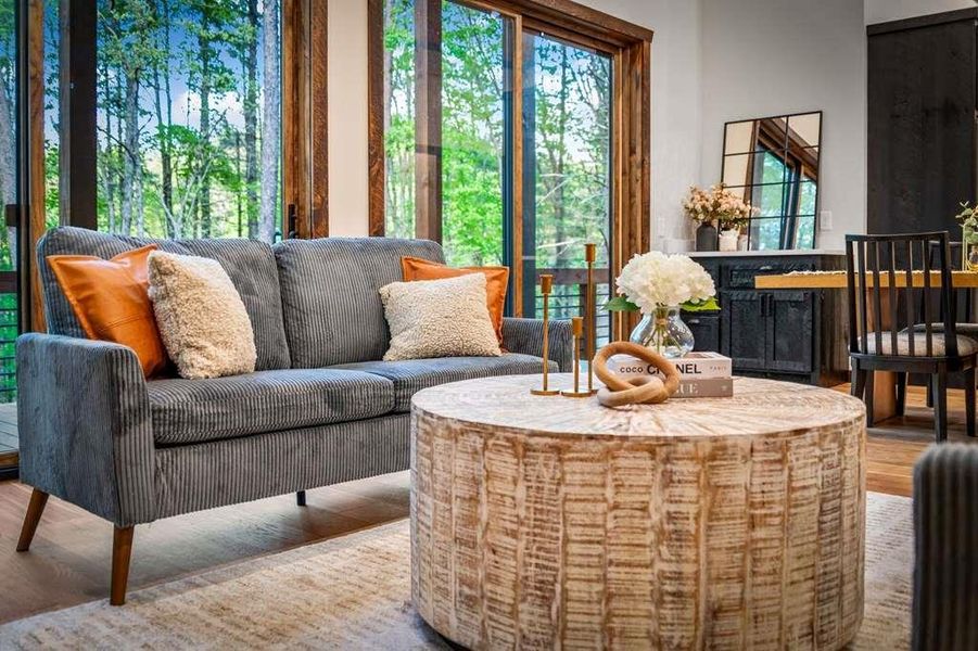 Furnished interior view inside a new home in , Blue Ridge (Image 9).