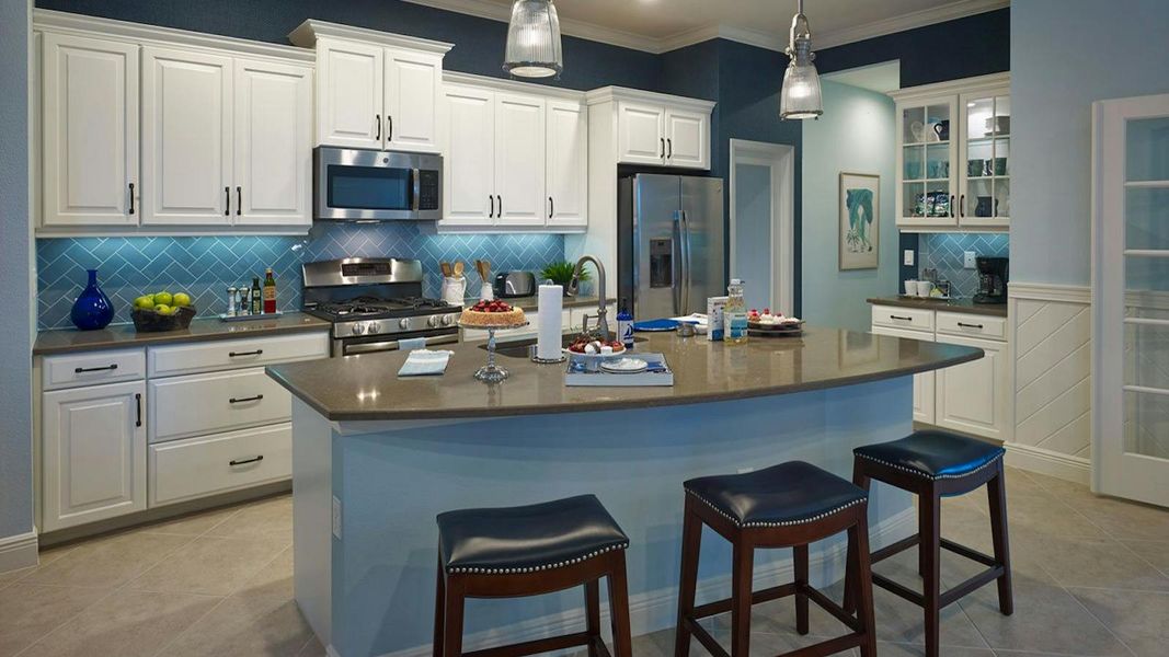 Furnished interior view inside a new home in Canoe Creek Real Estate and Homes for Sale in Parrish, FL - Neal Communities, Parrish (Image 7).