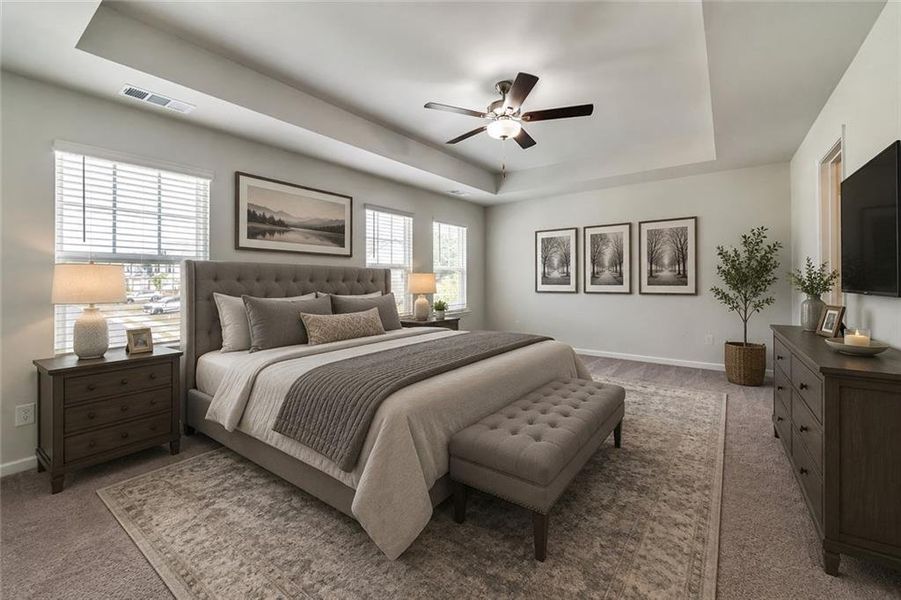 Furnished interior view inside a new home in , Dawsonville (Image 15). Furnished interior view inside a new home in , Dawsonville (Image 15).