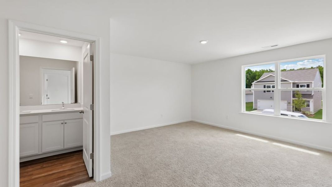 Representative unfurnished interior of a home built from the Manning by D.R. Horton in Laurel Oaks, Sanford (Image 22). Representative unfurnished interior of a home built from the Manning by D.R. Horton in Laurel Oaks, Sanford (Image 22).