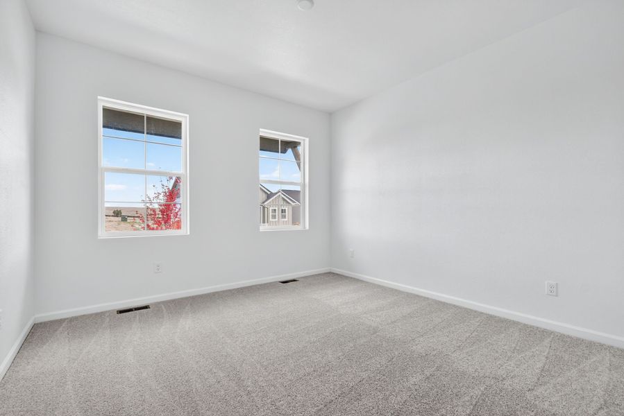 Spacious, unfurnished interior of a new home in Trailstone, Arvada (Image 14). Spacious, unfurnished interior of a new home in Trailstone, Arvada (Image 14).