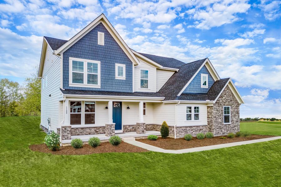 Representative exterior photo of a completed home built from the Huxley by Fischer Homes in Veranda Manor, Canton, GA (Image 22).