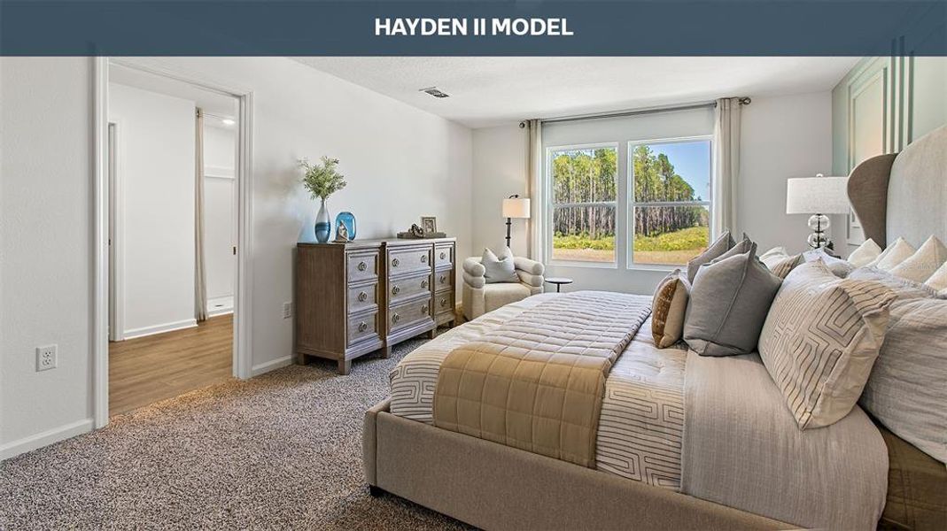 Furnished interior view inside a new home in Sawmill Branch, Palm Coast (Image 29).