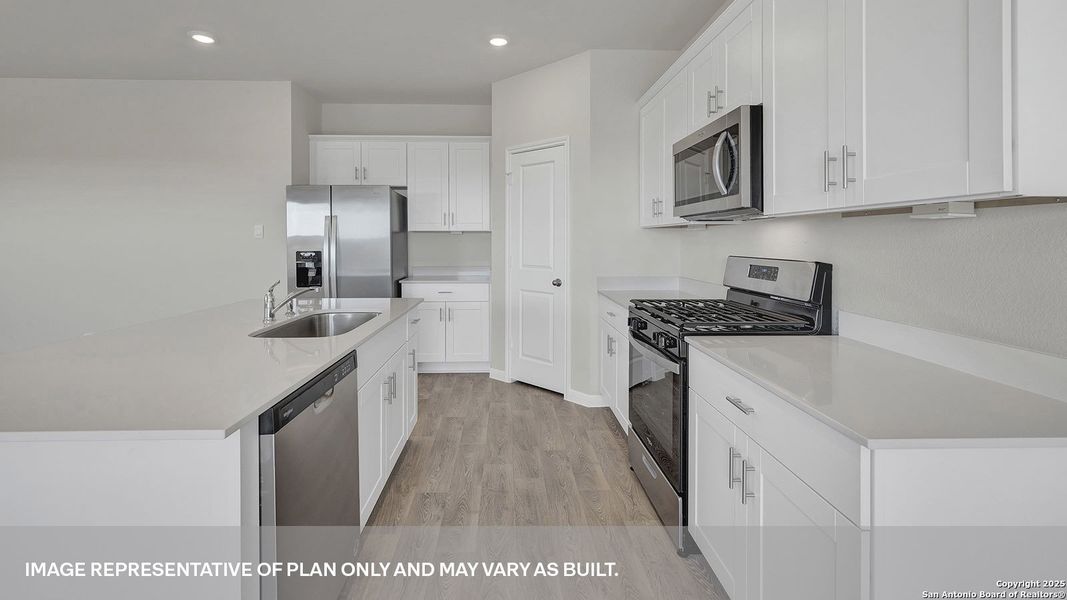 Furnished interior view inside a new home in Whisper South, San Marcos (Image 12).