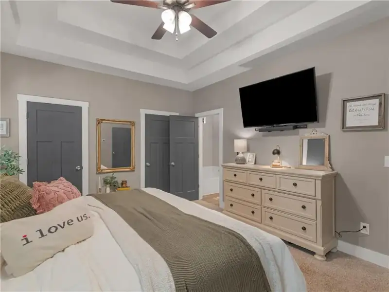 Furnished interior view inside a new home in , Monticello (Image 24).