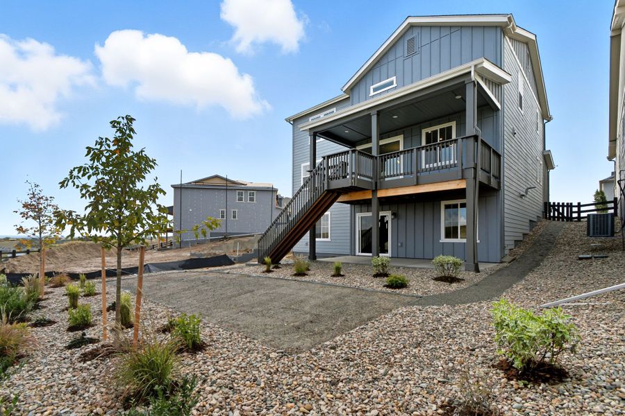 Exterior details and patio area of a home in Macanta, Castle Rock (Image 3).