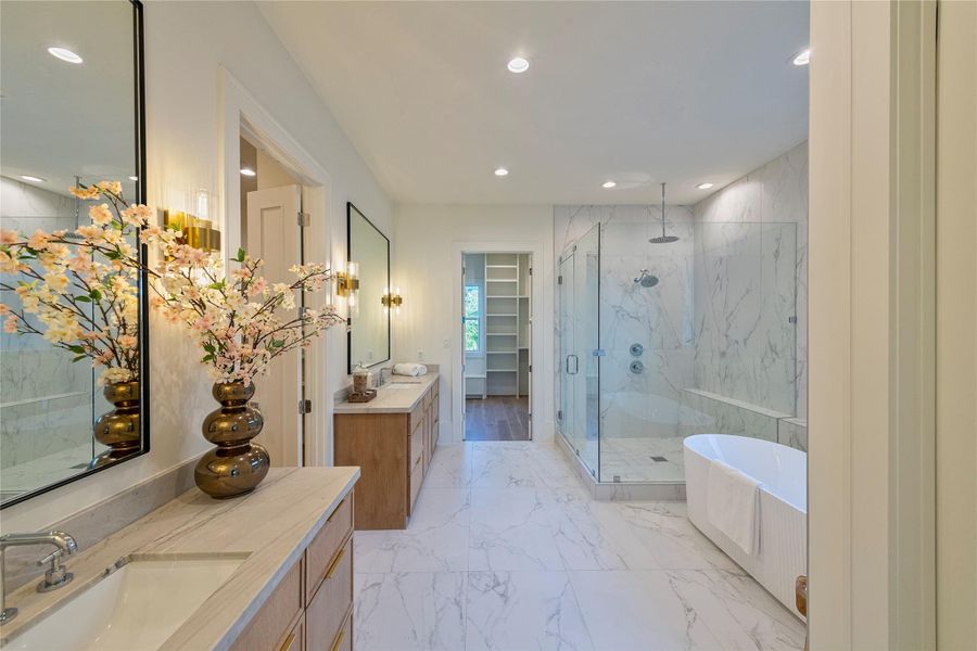 Furnished interior view inside a new home in , Houston (Image 27).