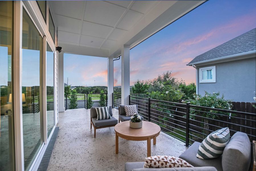 The Lavender - Covered Patio