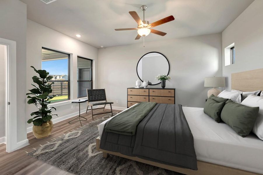 Virtually staged to give you the visual you need to see furniture placement and how the home can live.