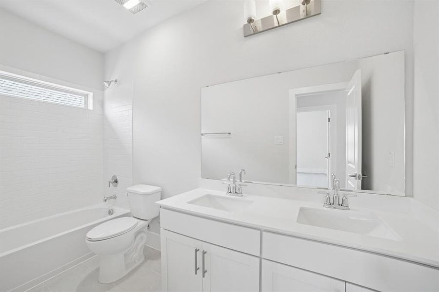 Furnished interior view inside a new home in Sterling Greene, Arlington (Image 21). Furnished interior view inside a new home in Sterling Greene, Arlington (Image 21).