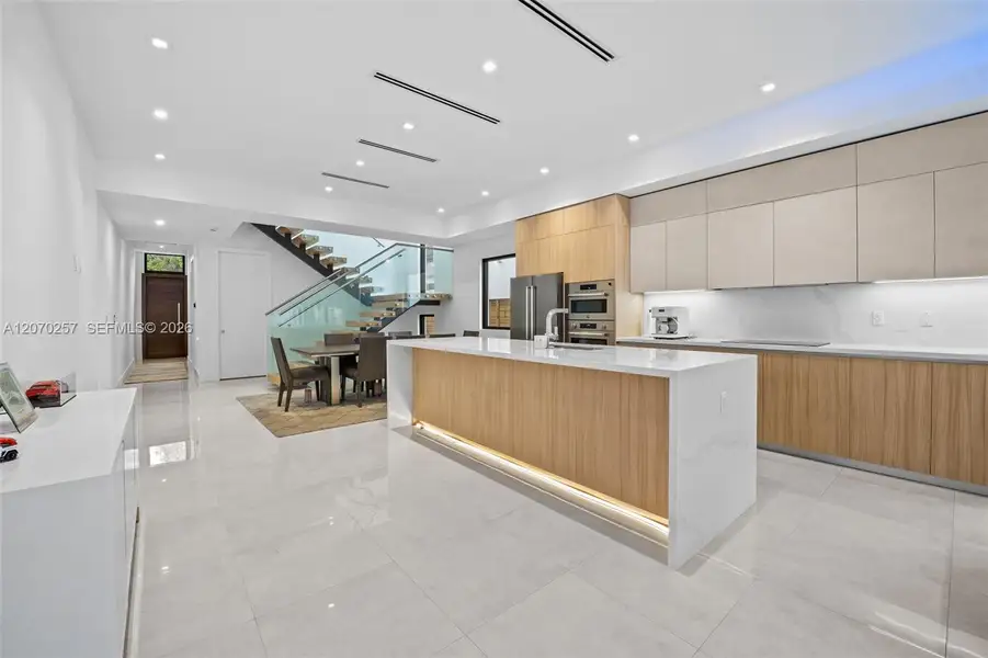 Furnished interior view inside a new home in , Miami (Image 6).