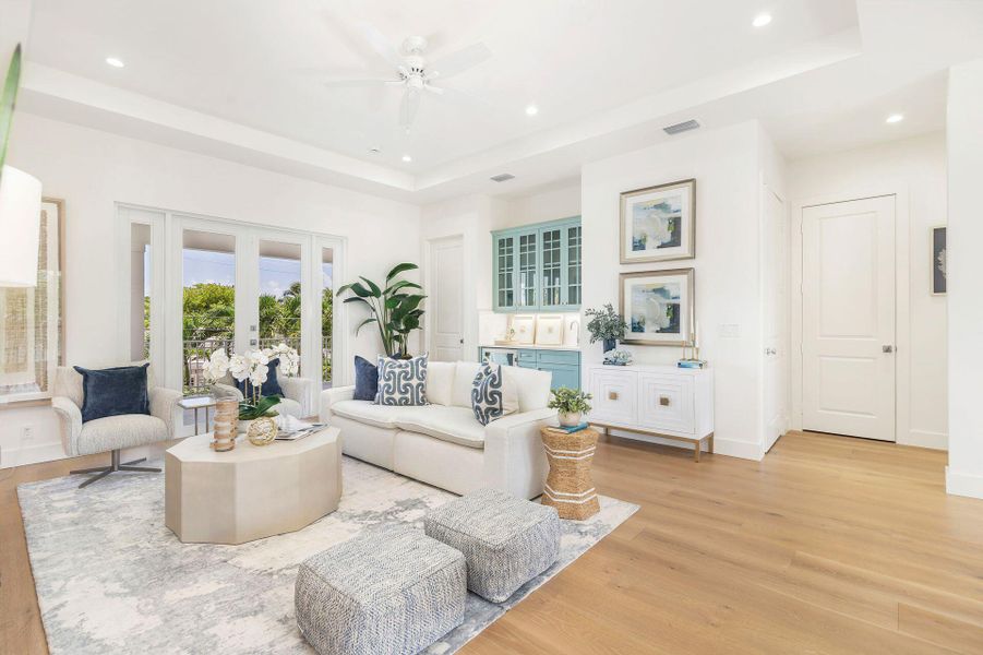 Furnished interior view inside a new home in , West Palm Beach (Image 3). Furnished interior view inside a new home in , West Palm Beach (Image 3).