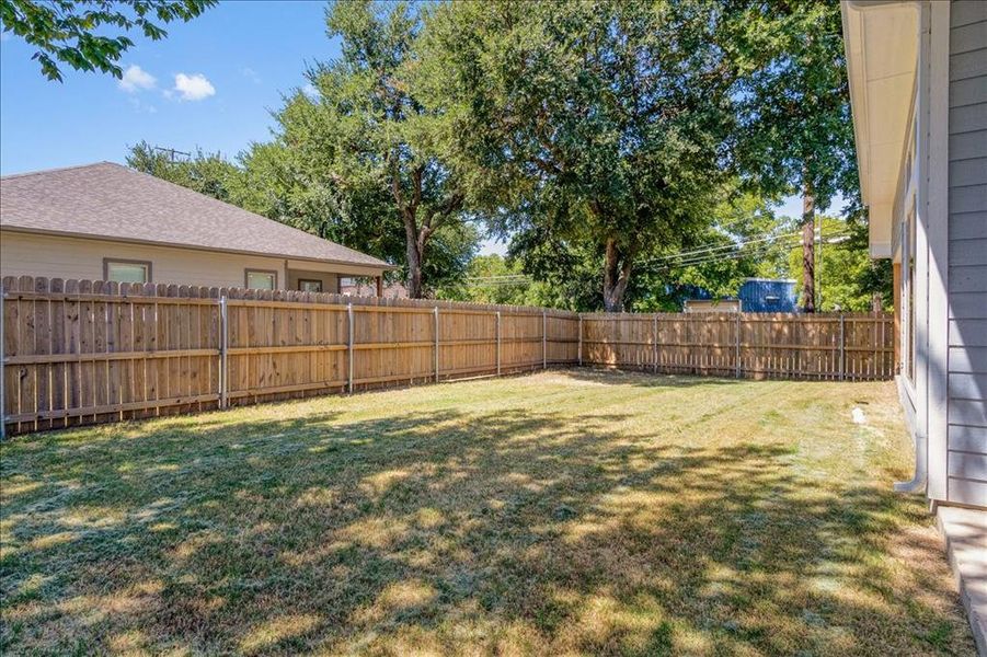 Exterior details and patio area of a home in , Sherman (Image 4). Exterior details and patio area of a home in , Sherman (Image 4).