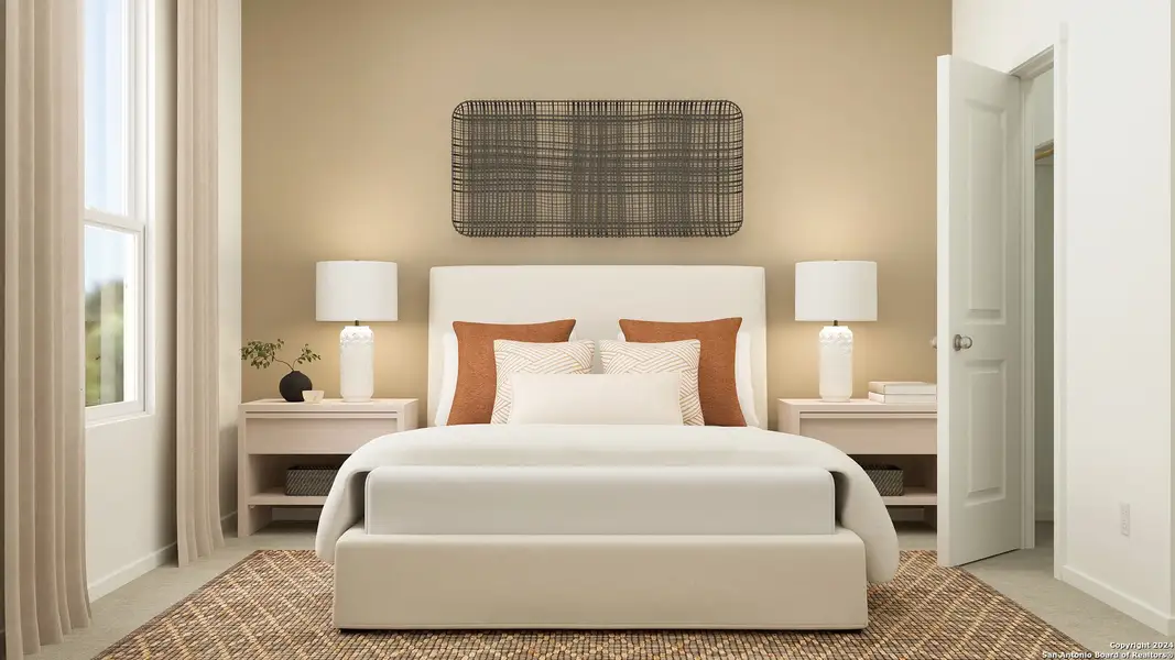 Furnished interior view inside a new home in Rose Valley, Converse (Image 22).