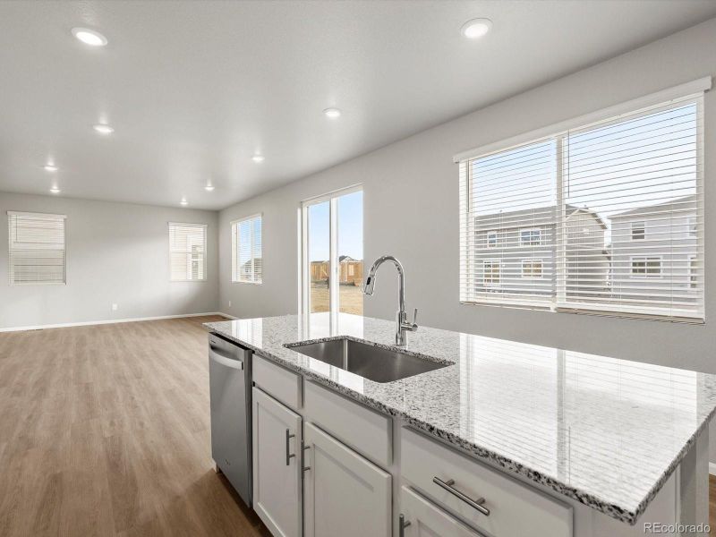 Furnished interior view inside a new home in Revere at Johnstown, Johnstown (Image 8). Furnished interior view inside a new home in Revere at Johnstown, Johnstown (Image 8).