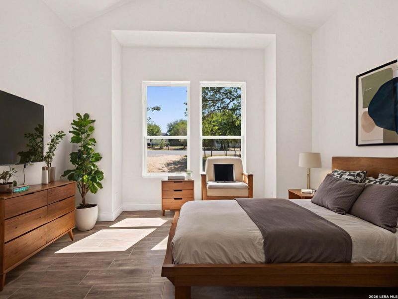 Furnished interior view inside a new home in , Elmendorf (Image 18).