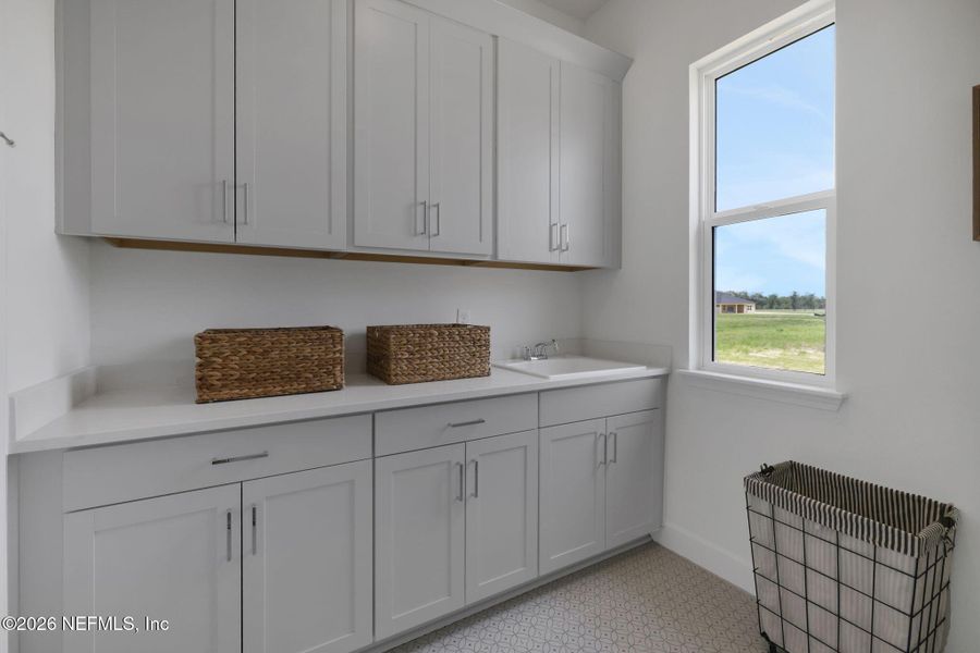 Furnished interior view inside a new home in , Flagler Beach (Image 35).