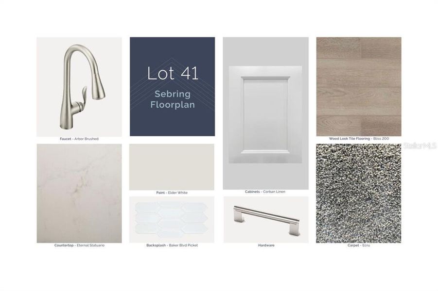 Sample of building materials used in homes in Center Lake on the Park, St. Cloud (Image 4).