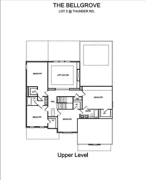 2D floor plan layout of this home in , Buford, GA (Image 5).