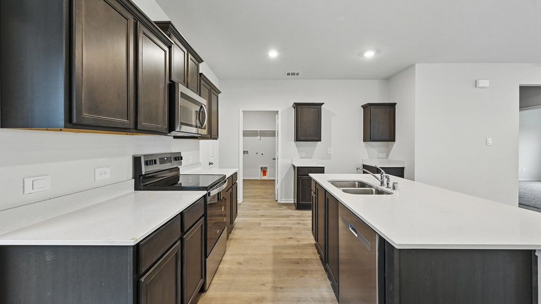 Furnished interior view inside a new home in Wildcat Ranch, Crandall (Image 8).