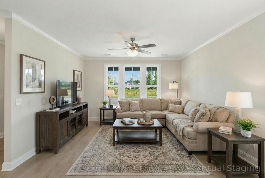 Furnished interior view inside a new home in Tillery Park, Grovetown (Image 9).