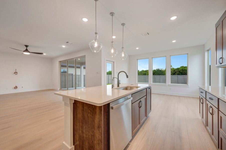 Furnished interior view inside a new home in Treeline, Justin (Image 7).