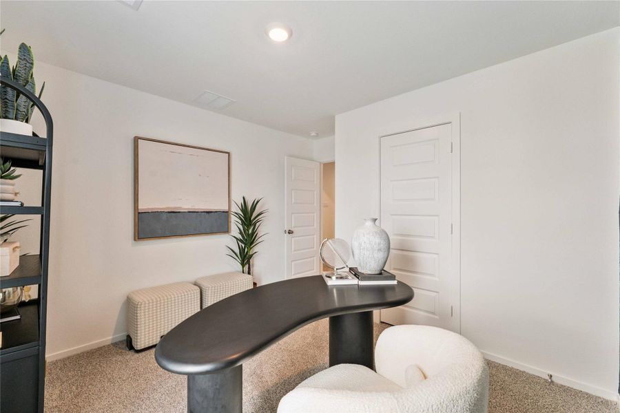 Furnished interior view inside a new home in Legacy Village, Houston (Image 7).