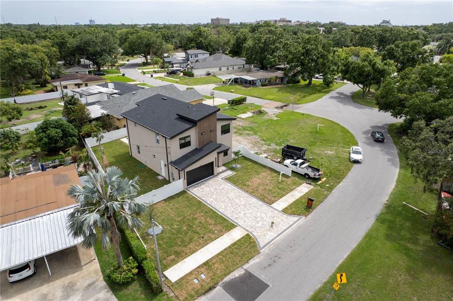 Front exterior of a new home in , Tampa, FL, highlighting curb appeal (Image 35).