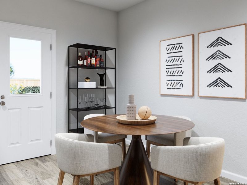 Furnished interior view inside a new home in Melissa Ranch, San Antonio (Image 10).