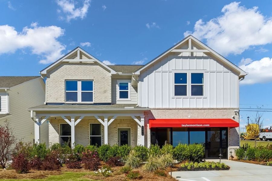 Representative exterior photo of a completed home built from the Wakehurst by Taylor Morrison in Falls Creek, Flowery Branch, GA (Image 24).