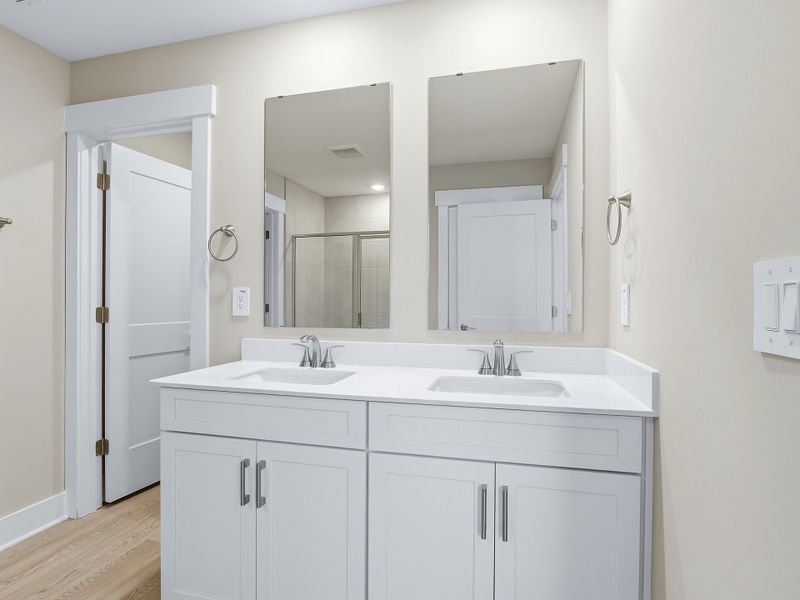 Furnished interior view inside a new home in Watkins Glen, Raleigh (Image 7).