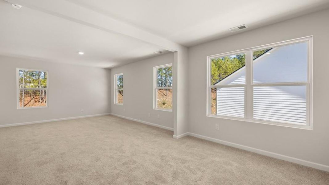 Spacious, unfurnished interior of a new home in Northwoods at Mirror Lake, Villa Rica (Image 16). Spacious, unfurnished interior of a new home in Northwoods at Mirror Lake, Villa Rica (Image 16).