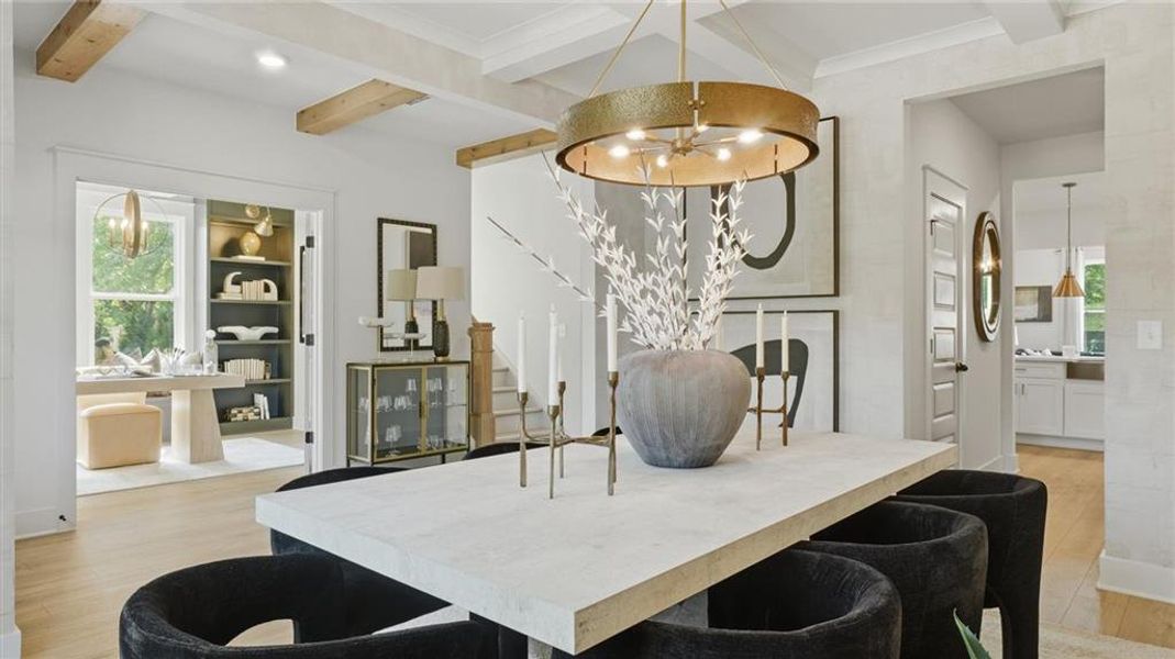 Furnished interior view inside a new home in Brighton, Locust Grove (Image 60).