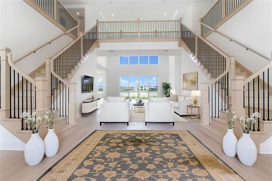 Furnished interior view inside a new home in , Orlando (Image 10).