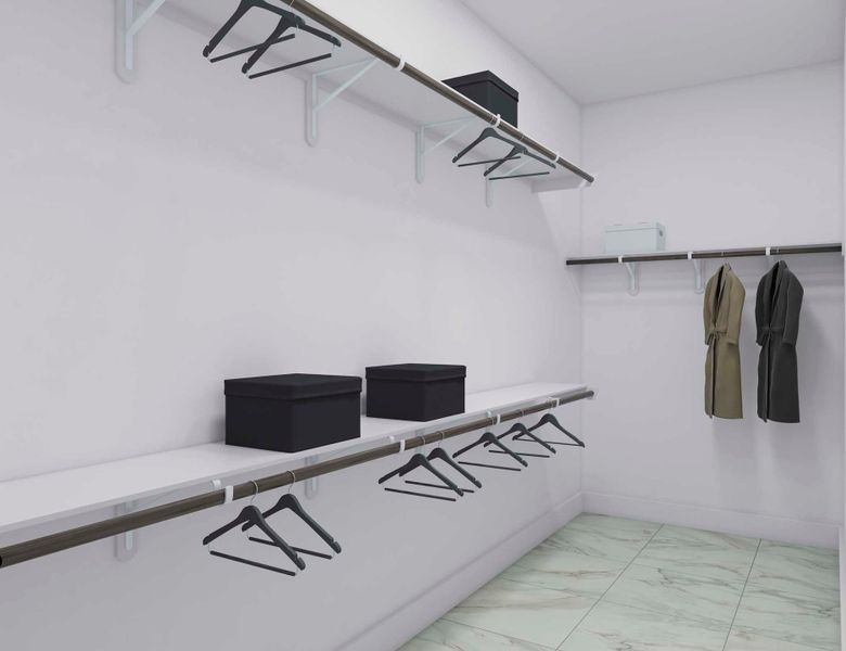 Furnished interior view inside a new home in Harvest Green 75′, Richmond (Image 16).