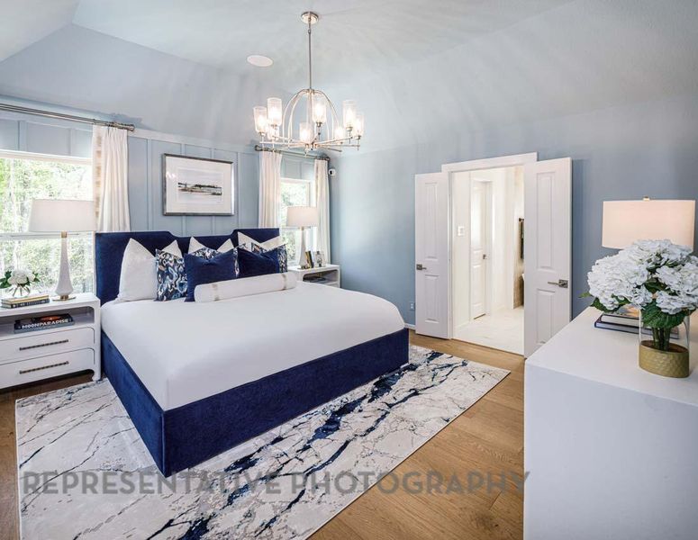 Furnished interior view inside a new home in , Cypress (Image 27).