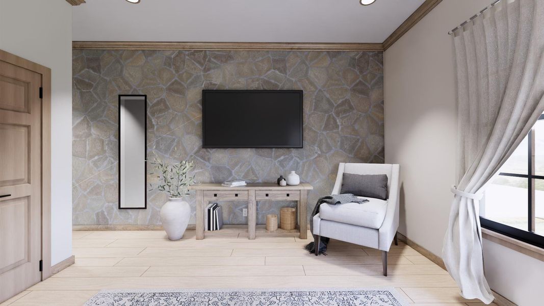 Furnished interior view inside a new home in , Fredericksburg (Image 3). Furnished interior view inside a new home in , Fredericksburg (Image 3).