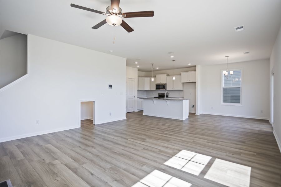 Spacious, unfurnished interior of a new home in Providence Station at Trolley Run, Aiken (Image 24).