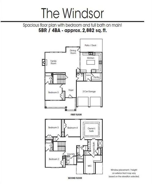 2D floor plan layout of this home in , Canton, GA (Image 4).