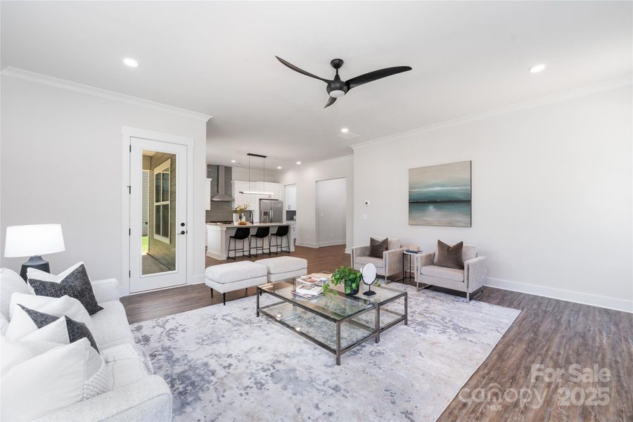 Furnished interior view inside a new home in , Hickory (Image 28).