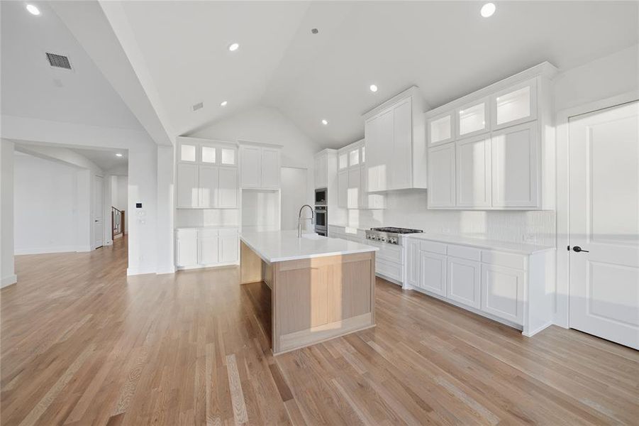 Furnished interior view inside a new home in Light Farms Graham/Reagan, Celina (Image 10).