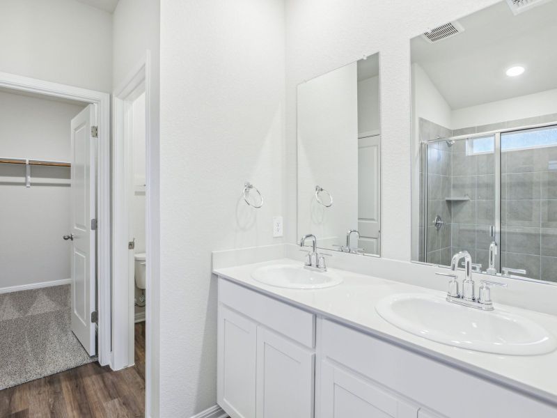 Furnished interior view inside a new home in Eastern Wells, Jarrell (Image 4).
