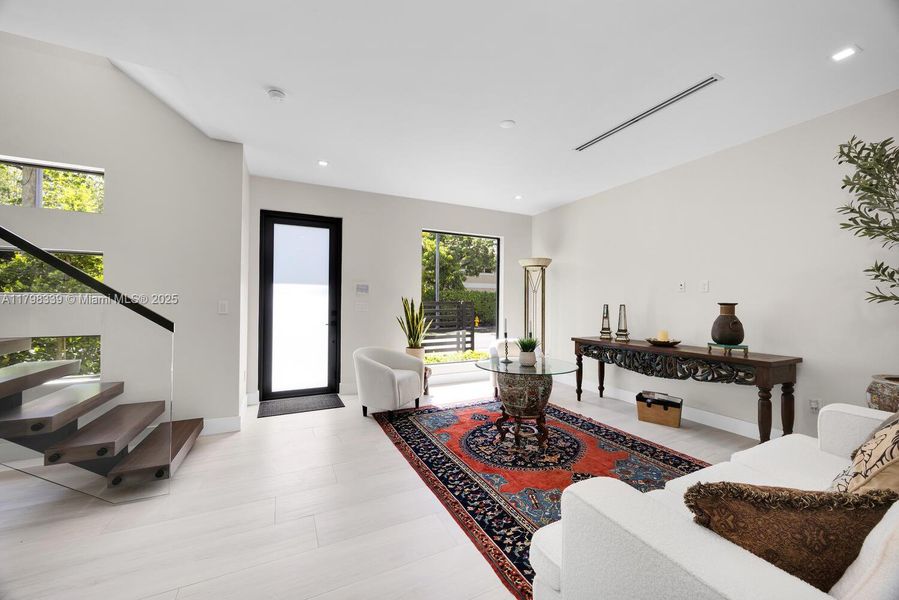 Furnished interior view inside a new home in , Miami (Image 15).