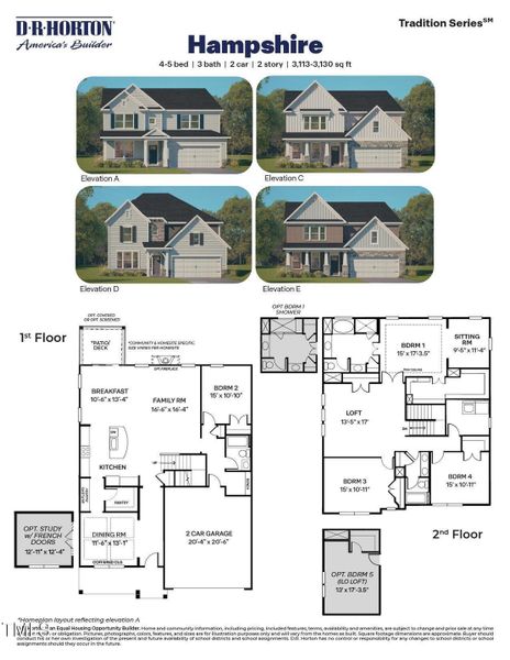 Hampshire - 4-5 BD - Tradition Plus Seri Hampshire - 4-5 BD - Tradition Plus Seri