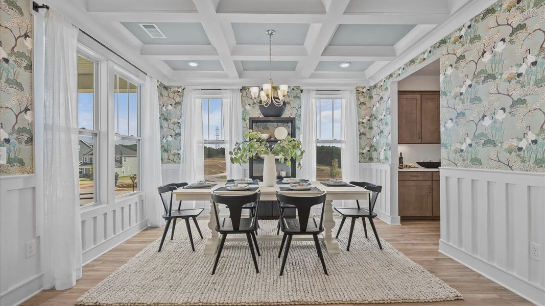 Furnished interior view inside a new home in Benjamin's Grove, Woodruff (Image 3).