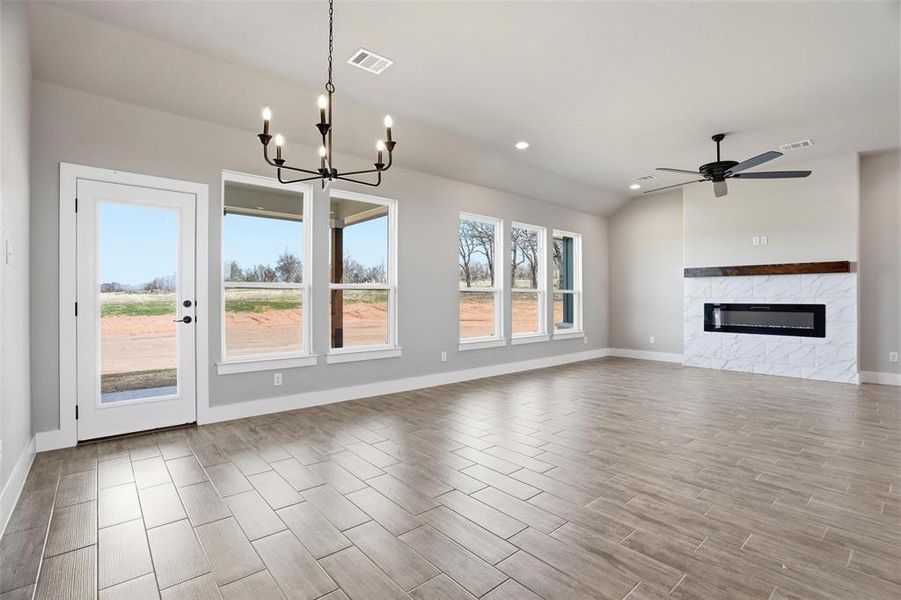 Spacious, unfurnished interior of a new home in Taylor Ranch, Springtown (Image 30).